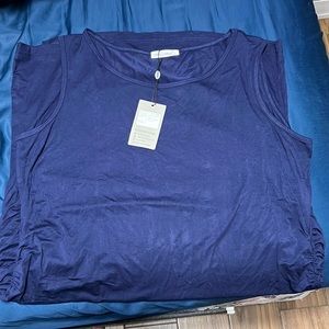 Smallshow Navy Blue Maternity Dress